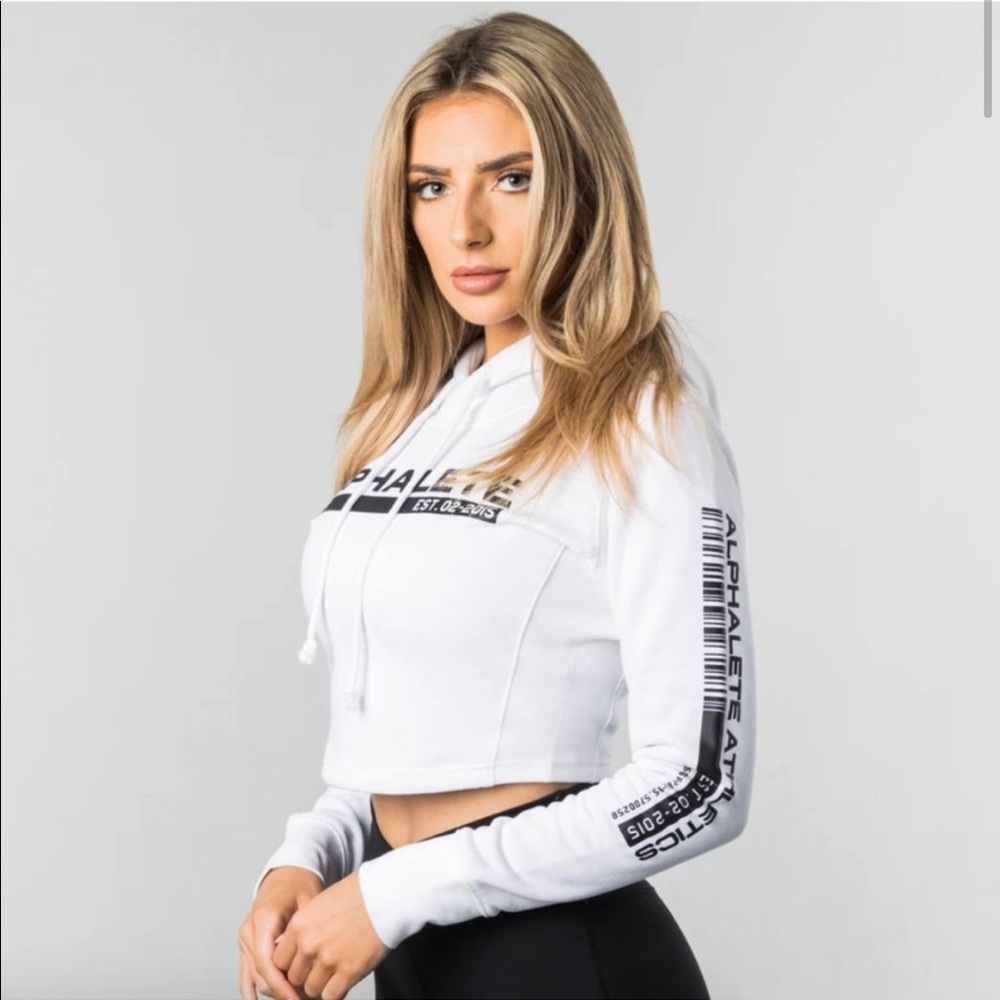Alphalete cropped tactical hoodie